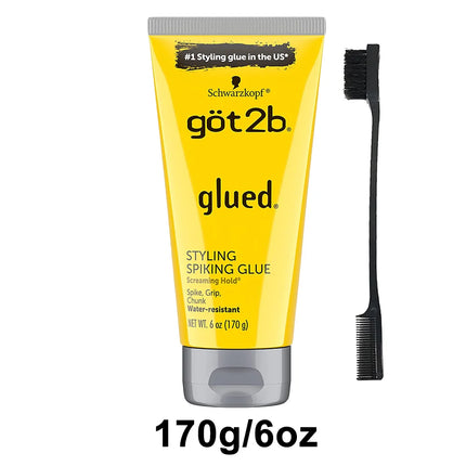 Got2b Glued Spiking Glue Hair Gel Water Invisible Resistant Strong Hold For Wig Adhesives Dege Control Gel For Screaming Hold