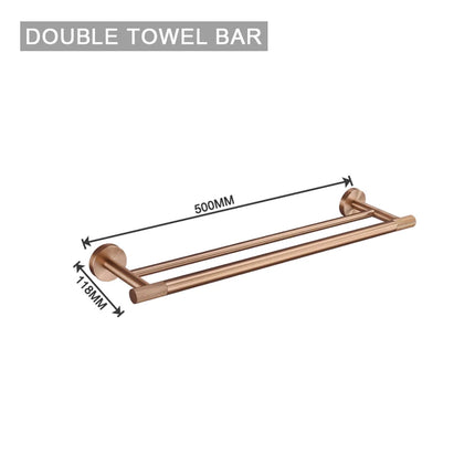 Brushed Rose Gold Brass Knurled Toilet Brush Holder Toilet Paper Holder Towel Bar Rail Rack Hanger Hook Soap Dish Hardware Set