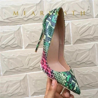 Black patent leather red soled high heels for women 2025 new professional temperament pointed shallow mouth sexy single shoes