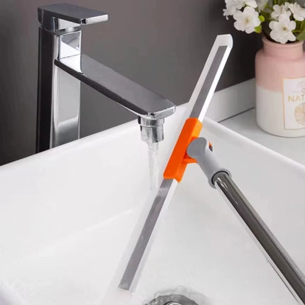 2 in 1 Floor Squeegee Multifunctional Can Adjust 180° Rotating Broom Window for Home Bathroom Concrete Tile Floor Scrape