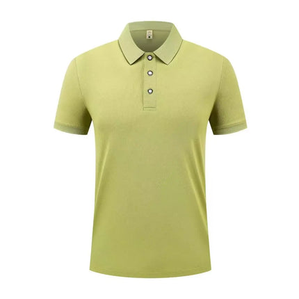 Women's Basic Solid Color Short-Sleeved POLO Shirts Summer Knitted Tops Daily Casual Models Can Be Machine Washed and Dry Clean
