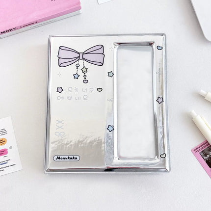 Cartoon Photo Booth Album For 40 Pcs 2x6 Inch Photo Strips Bookmark 20 Pcs 4x6 4R Photo Holder 40 Pages