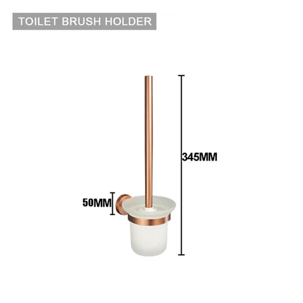 Brushed Rose Gold Brass Knurled Toilet Brush Holder Toilet Paper Holder Towel Bar Rail Rack Hanger Hook Soap Dish Hardware Set