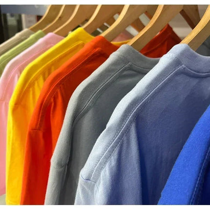 Men's Adidog Printed T-Shirt 100% Cotton Oversized Funny Graphic Tees for Men Women Summer Tops