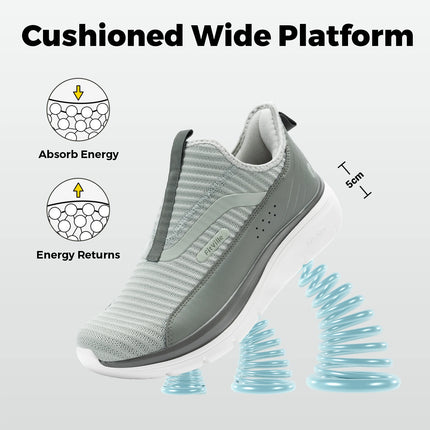 Fitville Wide Men's Shoes Fitness Walking Shoes Lightweight Breathable For Outdoor Casual Sports Running Shoes Sneaker