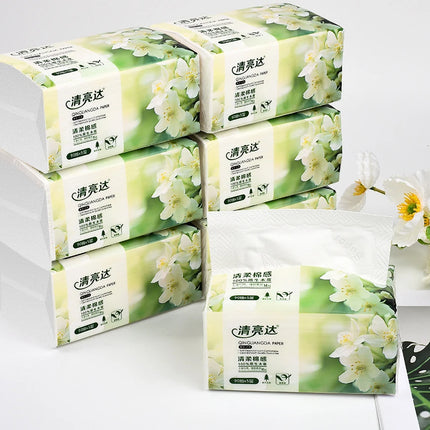 3-20Packs Large Packs Full Case Of Household Toilet Paper Kitchen Roll Facial Tissue Hand Towel Can Be Moistened 450 Sheets