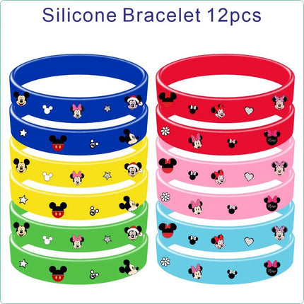Minnie Birthday Party Decoration Banner Candy Boxes Keychain Minnie Donald Duck Triangle Pennant Flag Streamer Favor Bags Gifts