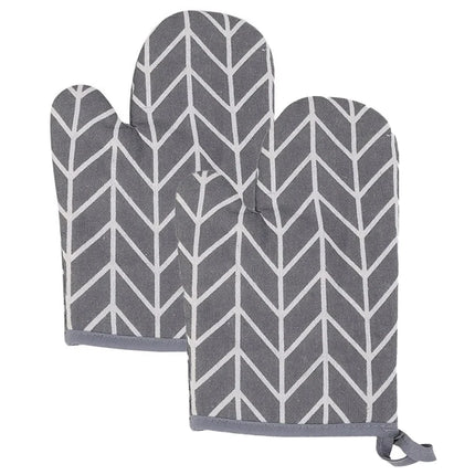 Heat-Resistant Insulated Cotton Gloves For Baking High-Temperature Microwave Oven Durable Kitchen Cooking Gloves Fashion Gloves