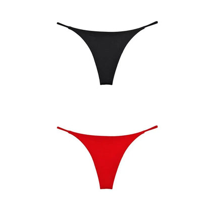 1/2Pcs Panties Cotton Women'S Underwear Sexy Panties Female Underpants Thong Solid Color Pantys Lingerie S-XL Low-Rise Design