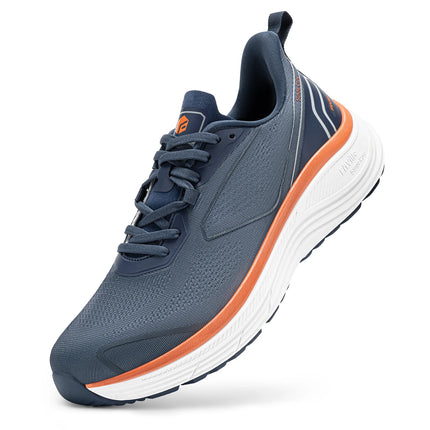 Fitville Men'S Walking Shoes Wide Design Sneakers Cushioned Tennis Running Shoe With Arch Support For Plantar Fasciitis Relief