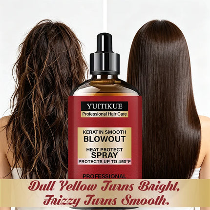 YUITIKUE Heat Protect Hair Oil, Keratin Blowout Treatment for Smooth, Frizz-Free Hair 1 sold byWildflower Wonders S... (4.1 | 10
