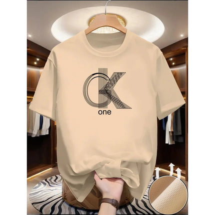 2026 Men's Graphic T Shirts Casual Crew Neck Short Sleeves Summer Essential Fashionable Prints Comfortable Basic Tees for Daily