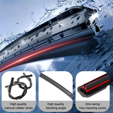 Wiper Front & Rear Wiper Blades Set For KIA Picanto MK3 2018 - 2023 Windshield Windscreen Window Rain Brush 24"+14"+11"