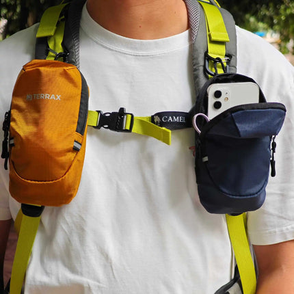 Outdoor Arm Bag Multifunctional Hiking Storage Bag Water Bottle Phone Pouch Adjustable Expand Backpack for Camping Hiking Sports