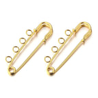 50mm 4 Loops 10pcs / silver