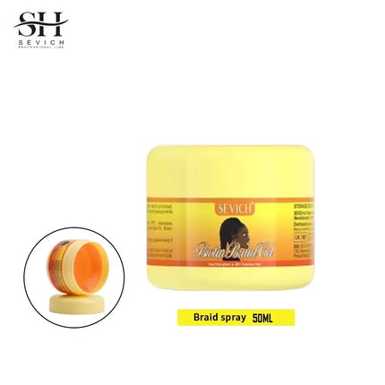 SEVICH Biotin Care Braid Gel 100g Shining Braiding Strong Hold Pomade Anti-Frizz Hair Edge Control Cream Hair Styling Product