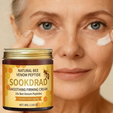 Natural Bee Venom Cream,10x peptides,smooth firm skin,face/neck,unisex,80g,all skin,daily care