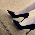 Black suede 7cm / 42