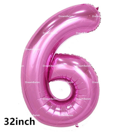 Mermaid Balloons The Little Princess Happy Birthday Banner Party Decoration Disposable Tableware Cake Topper Background Stickers