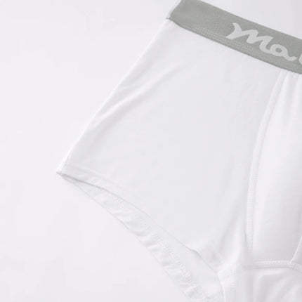10 Pieces Bamboo Fiber Men's Underpants Solid Color Boxer Briefs Breathable Boxers Underwear Man Stretch Men Panties