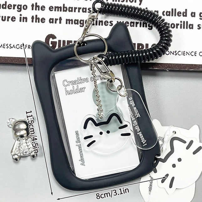 Kpop Photocard Holder Binder Photo Card Holder 3inch Idol Binder Photocard Display Keychain Protective Cover Photo Albums