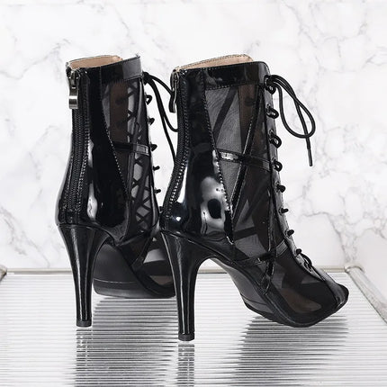 High Heels Women's Sandals New Open Toe Casual Latin Dance Shoes Girls' Ballroom Sandals Large Dance High Heels Women's Shoes 43