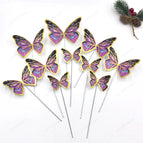 10pcs Black Rose