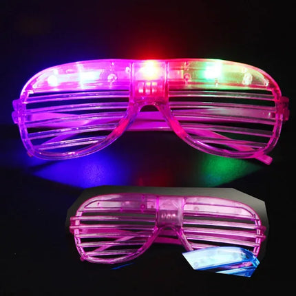 LED Light Up Glasses Wedding Glow In The Dark Party Neon Luminous Glasses for Adults Kids Birthday LED Party Accessory Supplies