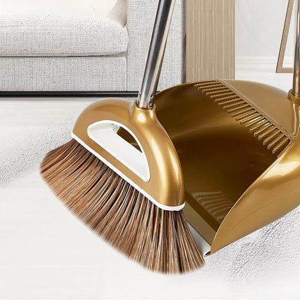 Dustpan And Broom Set Cleaning Sweeping Duster Tool Broom And Dustpan Set for House Kitchen Keyboard Indoor Outdoor Floor Dorm