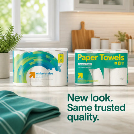Make-A-Size Paper Towels - 2 Triple Rolls - 2-Ply - 150 Sheets