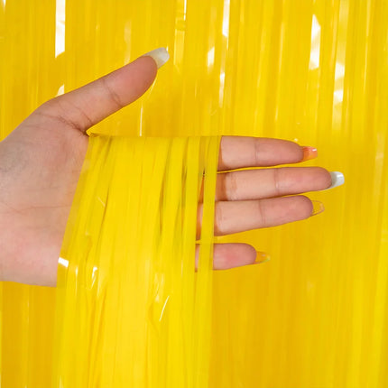 Cheap Tinsel Foil Fringe Curtains Backdropfor for Photo Booth Wedding Graduations Birthday Christmas Event Party Supplies