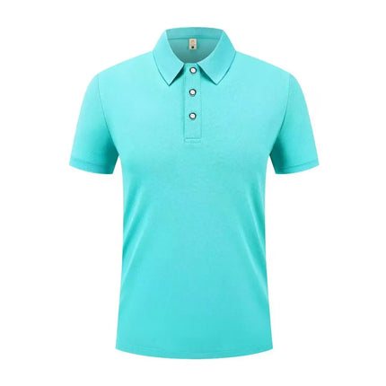 Women's Basic Solid Color Short-Sleeved POLO Shirts Summer Knitted Tops Daily Casual Models Can Be Machine Washed and Dry Clean