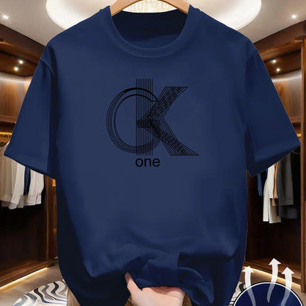 2026 Men's Graphic T Shirts Casual Crew Neck Short Sleeves Summer Essential Fashionable Prints Comfortable Basic Tees for Daily
