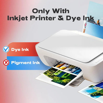 A4 Double Sided Glossy Photo Paper 200gsm for Inkjet Printer&Dye ink,Instant Dry & Water Resistant,Perfect for Photo ,Brochure