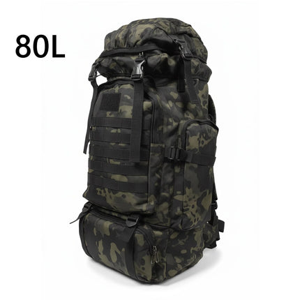 80L/100L  Mountaineering Bag Climb Bag Tactical Backpacks Large Backpack Outdoors Hiking Camping Travel Bags