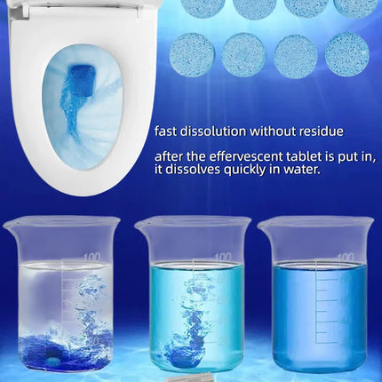 12/30/60pcs Toilets Cleaning Effervescent Tablet Toilet Cleaner Deodorant Remover Urine Stain Yellow Dirt Home Batnroom Cleaning