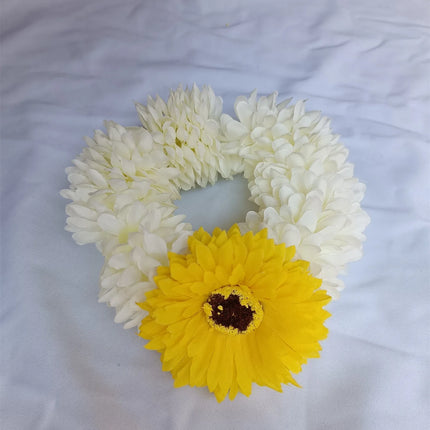 Artifical Jasmine Gajra Bracelet Floral Jewelry Traditional Scrunchies Bracelet Bun Juda Indian Wedding Favor