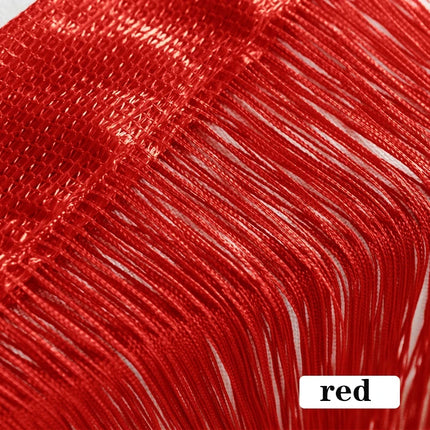 100x200cm Thread Curtains Screen Ribbon String Divider Blind for Living Room Door Wall Window Panel Tassel Curtain