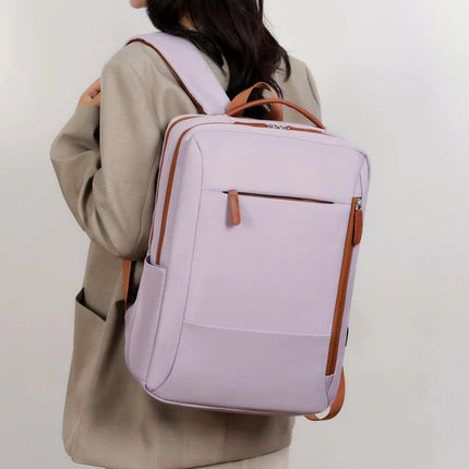 OGEHUAFEE Lightweight Fashion Commuter Computer Backpack, Multi Layer Business Travel Backpack, High Quality Nylon Backpack