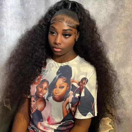 Invisi Strap HD 360 Full Lace Wig Human Hair 250 Density Pre Cut 360 Lace Front Wig Deep Curly Glueless Wig Human Hair Wig