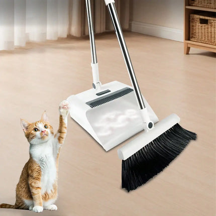 3 In 1 Foldable Broom With Dustpan Combo Set&Floor Brush | Household Cleaning Tool Set, Outdoor Broom, Efficient Cleaning, Flexible Design, Quick Dust Removal, Dorm Room Essentials, Good Helper For Home And Office Cleaning 20