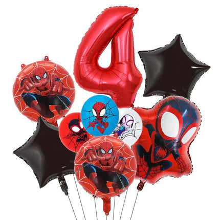Spidey And His Amazing Friends Birthday Party Decoration Plates Tablecloth Cup Banner For Kids Birthday Balloon Party Favor Gift
