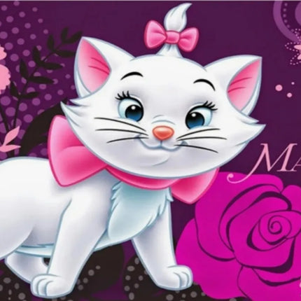 The Aristocats Photography Backdrop For Birthday Party Supplies Marie Photo Backgrounds Pink Marie Cat Theme Baby Shower Banner