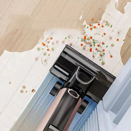 Smart Stain-Removing Floor Scrubber Vacuum & Mop in One Cordless Self-Cleaning Centrifugal Air Drying with Floating Scraper