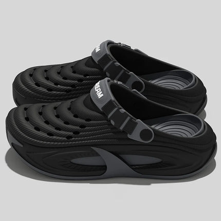 Unisex Summer Platform Sport Sandals Men 2026 Fashion Eva Soft Thick Bottom Clogs Men Outdoor Hollow Out Non Slip Beach Sandles