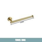 Golden towel ring