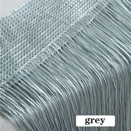 100x200cm Thread Curtains Screen Ribbon String Divider Blind for Living Room Door Wall Window Panel Tassel Curtain