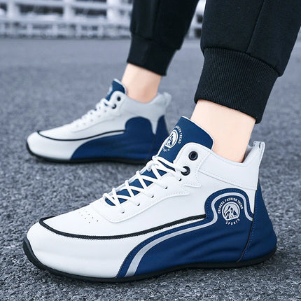 Men'S Shoes New Casual Sneakers Shock-Absorbing Breathable Running Shoes Men'S Wear-Resistant Thick-Soled Skate Shoes