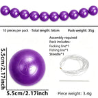 5.5cm Purple Pearl