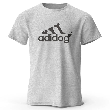 Men's Adidog Printed T-Shirt 100% Cotton Oversized Funny Graphic Tees for Men Women Summer Tops